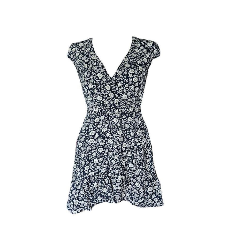 cottagecore floral mini dress